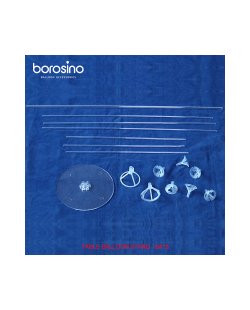 CENTRO DE MESA TRANSP.(BASE 23cm+ maxipalo 60+30cm + 3 palos 60cm + 3 palos 40cm + Copas)