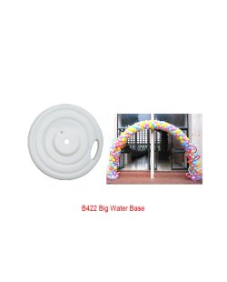 BASE GR. PLASTICO 32x32x9 PARA LLENAR CON AGUA 5KG CENTRO:2CM