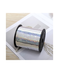 CINTA HOLOGRAFICA PLATA DE 500YDS