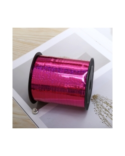 CINTA HOLOGRAFICA FUCSIA DE 500YDS