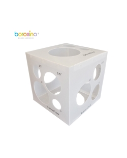 CAJA MEDIDORA 35x35cm (3,3'5,4,4'5,5,5'5,6,7,8,9,10,11 pulgadas) BLANCA