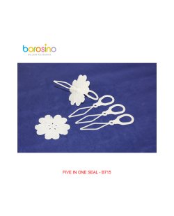 ACC. PARA ATAR/UNIR 6 GLOBOS en forma de flor (diametro: 6,5cm)