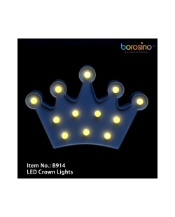 CORONA CON LUZ LED 16x30cm