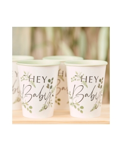Vasos Papel Hey Baby Botanico ***OFERTA DTO NO ACUMULABLE