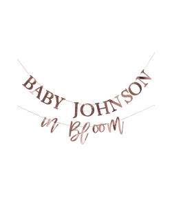 Guirnalda Baby Personalizable Foil ***OFERTA DTO NO ACUMULABLE