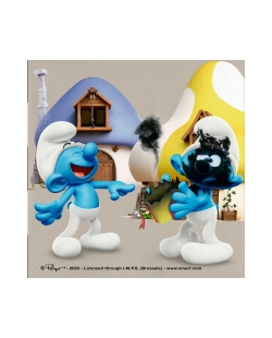 Servilletas 33 x 33cm Pitufos