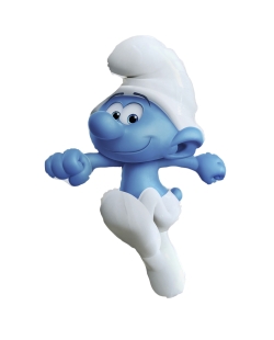 Globo Forma Pitufo 86 X 56cm