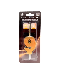 VELA BENGALA DUO Nº 9 ***OFERTA DTO NO ACUMULABLE