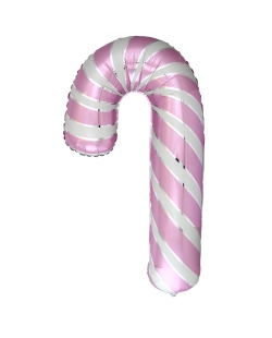 Globo Forma Baston Rosa/Blanco 98 X 63cm ***OFERTA DTO NO ACUMULABLE