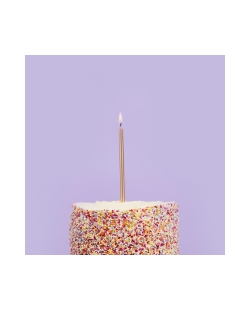 Velas Delgadas Oro 0,5 X 9,5cm