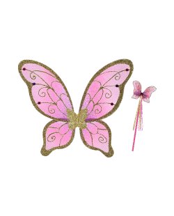 ACCESORIO DISFRAZ ALAS + BARITA HADA ***OFERTA