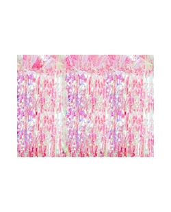 Cortina Rosa Iriidiscente 100X200cm ***OFERTA DTO NO ACUMULABLE