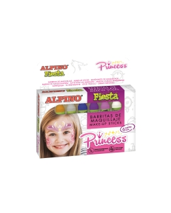 BARRITAS MAQUILLAJE PRINCESS 6 COLORES: BLANCO, ROJO, AZUL, MORADO, PLATA, ORO ***OFERTA DTO NO ACUMULABLE