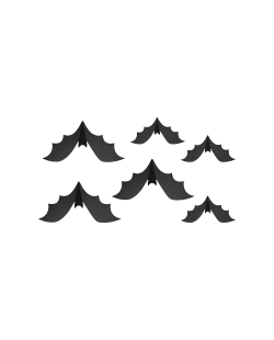 Deco Murcielagos 19-29cm Papel ***OFERTA DTO NO ACUMULABLE