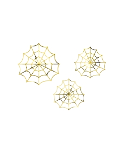 Deco Telarañas Oro Papel ***OFERTA DTO NO ACUMULABLE