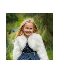 Vestido Disney Torerita Blanca (Con Pelito + Enganche Forma Lazo Surtido Colores)  3-4 Años