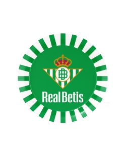 8 Platos Real Betis 18cm