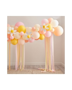 Kit Globos Latex Para Arco Con Margaritas ***OFERTA DTO NO ACUMULABLE