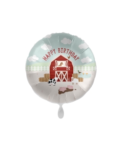 Globo Foil Happy Birthday Granja ***OFERTA DTO NO ACUMULABLE