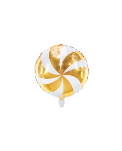 Globo Foil Caramelo Amarillo 35cm ***OFERTA DTO NO ACUMULABLE
