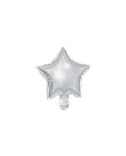 Globo Foil Estrella Plata 25cm ***OFERTA DTO NO ACUMULABLE