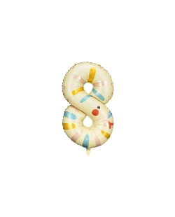 Globo Foil Numero 8 Serpiente 55X88cm ***OFERTA DTO NO ACUMULABLE