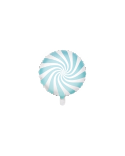 Globo Foil Caramelo Azul Claro 35cm ***OFERTA DTO NO ACUMULABLE