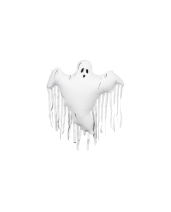 Globo Foil Fantasma Borlas 93X86cm ***OFERTA DTO NO ACUMULABLE