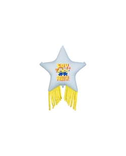 Globo Foil Estrella Borlas Minions 72X72cm ***OFERTA DTO NO ACUMULABLE