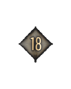 Globo Foil Rombo 18 46cm ***OFERTA DTO NO ACUMULABLE