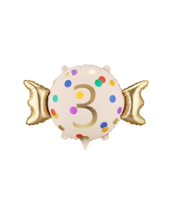 Globo Foil Caramelo 3 61X37cm ***OFERTA DTO NO ACUMULABLE