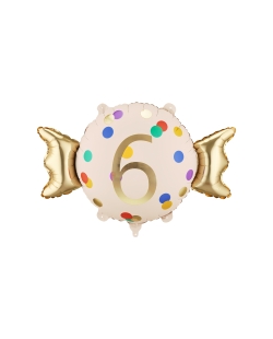 Globo Foil Caramelo 6 61X37cm ***OFERTA DTO NO ACUMULABLE