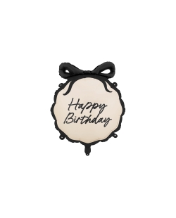 Globo Foil Elegante Happy Bday 47,5X45cm ***OFERTA DTO NO ACUMULABLE