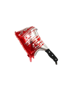 Globo Foil Cuchillo Carnicero Sangre 36.5X88.5cm ***OFERTA DTO NO ACUMULABLE