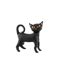 Globo Foil Pie Gato Negro 45X48cm ***OFERTA DTO NO ACUMULABLE