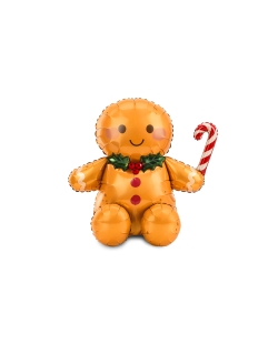 Globo Foil Muñeco Galleta Sentado 85X80cm ***OFERTA DTO NO ACUMULABLE