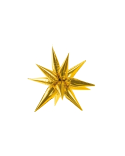 Globo Foil Estrella 3D Oro 95cm ***OFERTA DTO NO ACUMULABLE