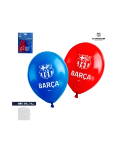 Globos Latex Azul-Rojo Fc Barcelona 30cm ***OFERTA DTO NO ACUMULABLE