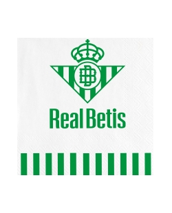 20 Servilletas Real Betis 33 x 33cm