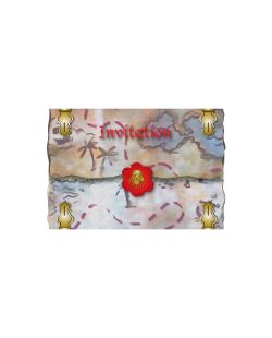 OUTLET: Invitaciones Pirate Red**Oferta No acumulable