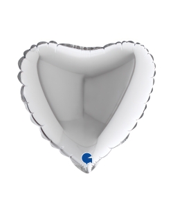 9/23cm Mini Corazon Plata 