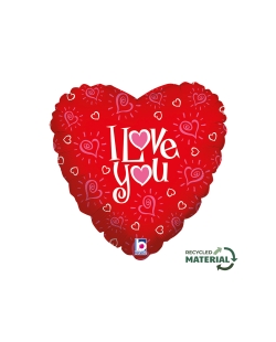 18/46cm I Love You Corazones (0,014m3)