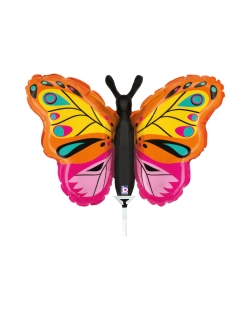 Mini Forma Mariposa Colorida 36 X 25cm