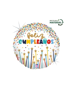 18/46cm Feliz Cumpleaños Velas (0,015m3)