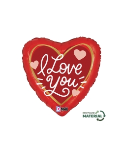 18/46cm Corazon I Love You Corazones (0,014m3)