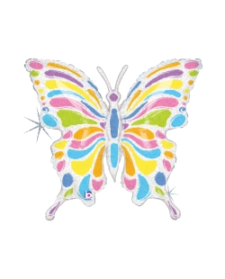 Forma Mariposa Pastel Holografica 71 X 68cm (0,042m3)