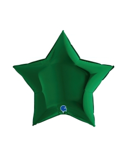 Jumbo Estrella Verde Oscura 86 X 81cm (0,094m3)