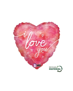 18/46cm Corazon Acuarelas I Love You (0,014m3)