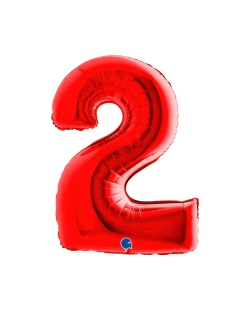 Forma Numero 2 Rojo 69X89cm (0,073m3)