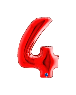 Forma Numero 4 Rojo 64X92cm (0,055m3)